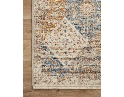 Loloi Sorrento Ivory/Multi 5'3" x 7'6" Rug