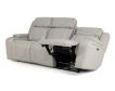 Lamps Per Se KM6155 Gray Leather Power Sofa small image number 3