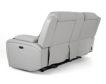 Lamps Per Se KM6155 Light Gray Leather Power Reclining Loveseat with Console small image number 6