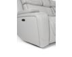 Lamps Per Se KM6155 Light Gray Leather Power Reclining Loveseat with Console small image number 8