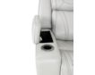 Lamps Per Se KM6155 Light Gray Leather Power Recliner small image number 10