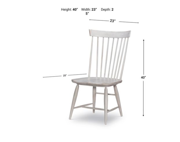 Lamps Per Se Belhaven White Windsor Dining Chair large image number 4