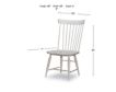 Lamps Per Se Belhaven White Windsor Dining Chair small image number 4