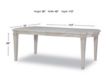 Lamps Per Se Belhaven White Extendable Dining Table small image number 6