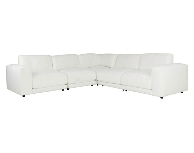 Lamps Per Se 2801 Collection White 5-Piece Modular Sectional large image number 2