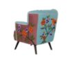 Lr Home Matilda Blue Embroidered Accent Chair small image number 4