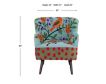 Lr Home Matilda Blue Embroidered Accent Chair small image number 11