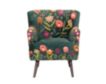 Lr Home Matilda Green Embroidered Accent Chair small image number 1