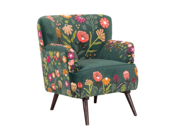 Lr Home Matilda Green Embroidered Accent Chair large image number 6