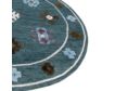Lr Home Vibrance Blue 7-Inch Round Rug small image number 3