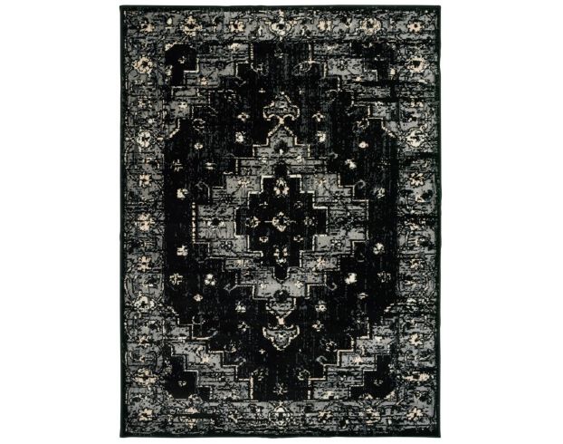 Lr Home Infinity Black 5.2 x 7.2 Rug large image number 1