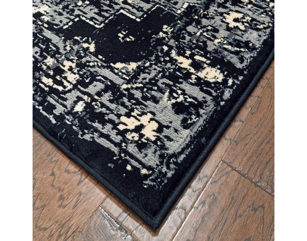 Lr Home Infinity Black 5.2 x 7.2 Rug large image number 4