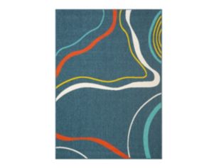 Lr Home Mapa Swirl Indoor/Outdoor 5 X 7 Rug