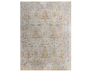 Lr Home Vintage Blue/Beige 7.9 X 9.9 Rug