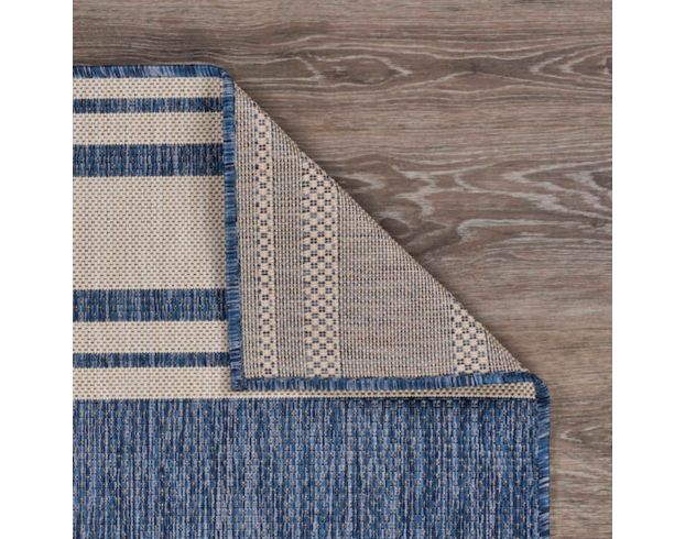 Lr Home Outdoor Navy Seaside 7.6 X 9.5 Rug large image number 4