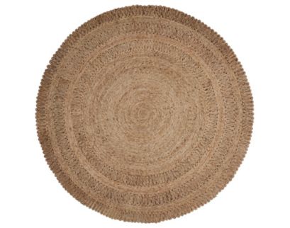 Lr Home Boutique Natural Jute 7.6-Foot Round Rug