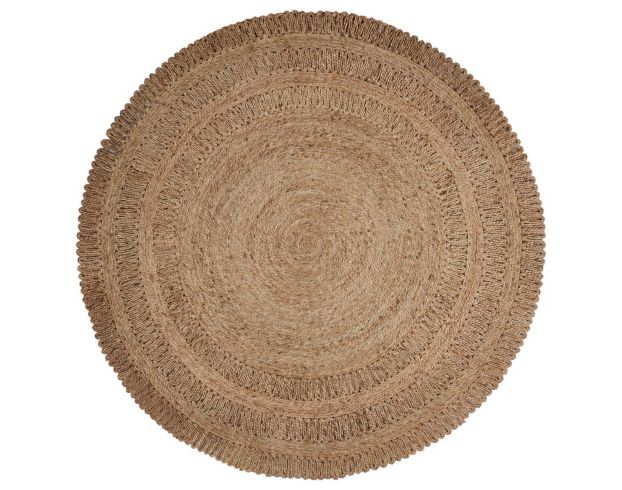 Lr Home Boutique Natural Jute 7.6-Foot Round Rug large image number 1