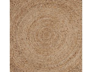 Lr Home Boutique Natural Jute 7.6-Foot Round Rug