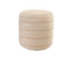 Lr Home Outdoor Cream Pouf small image number 1