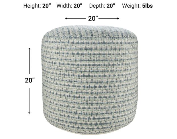 Lr Home Outdoor Multi-Colored Pouf large image number 2