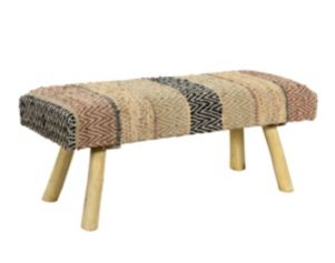 Lr Home Farmhouse Multi-Colored Bench
