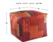 Lr Home Patchwork Pouf small image number 3