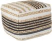 Lr Home Black & White Natural Pouf small image number 1