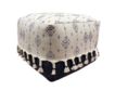 Lr Home Navy & Ivory Pouf small image number 1