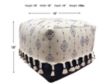Lr Home Navy & Ivory Pouf small image number 2