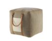 Lr Home 20 X 20-Inch Handled Pouf small image number 1