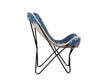 Lr Home Butterfly Chairs Blue Tufted Diamond Chair small image number 3