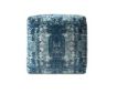 Lr Home Blue Ivory Pouf small image number 1