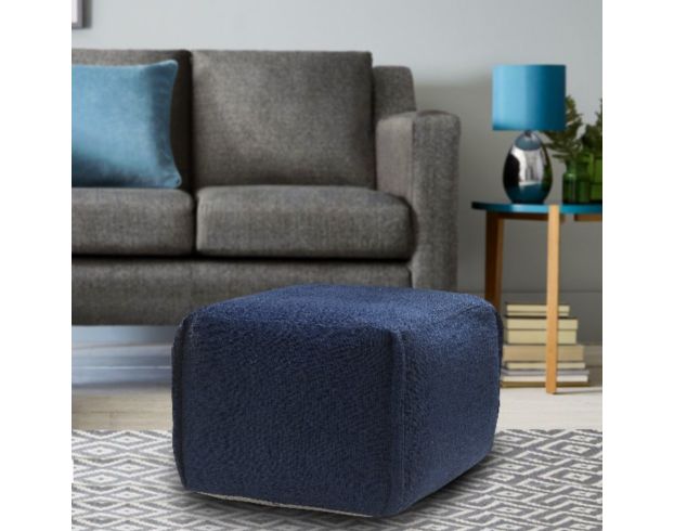 Lr Home Navy Casual Pouf large image number 6