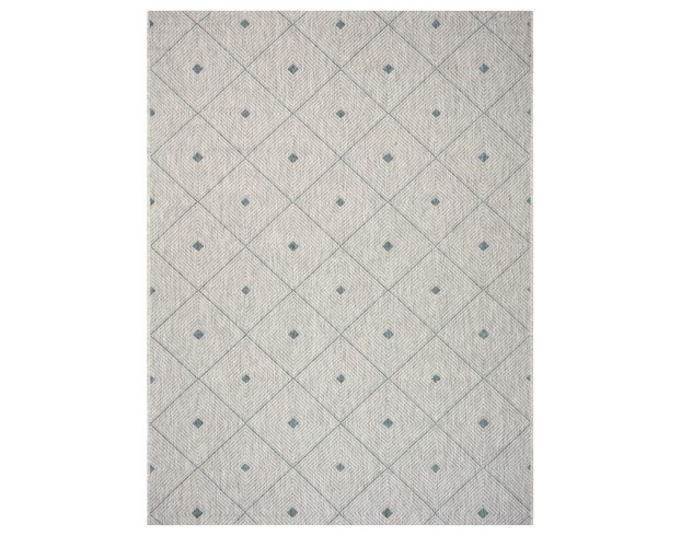 Lr Home Sun Shower 5' x 8' Geometric Outdoor Rug large image number 1
