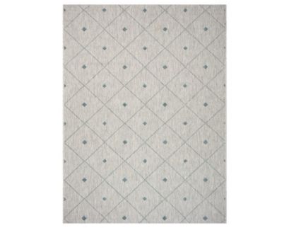 Lr Home Sun Shower 8" x 10" Geometric Outdoor Rug