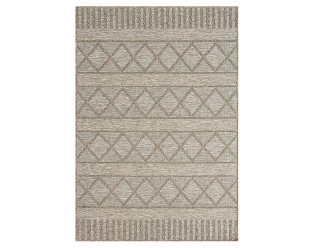 Lr Home Oslo 5' x 7' Tribal Outdoor Rug large image number 1
