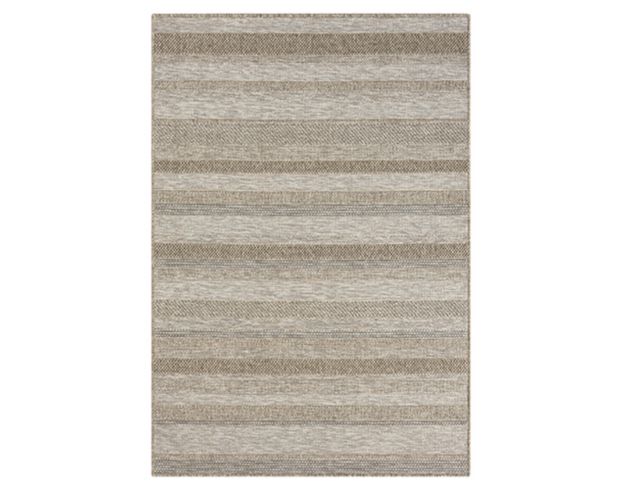 Lr Home Oslo 5' x 7' Striped Outdoor Rug large image number 1