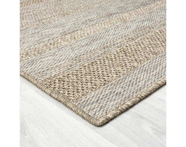 Lr Home Oslo 5' x 7' Striped Outdoor Rug large image number 2