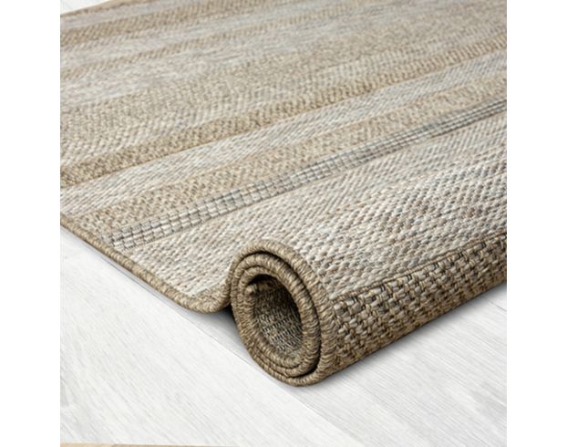 Lr Home Oslo 7'10" x 9'6" Striped Outdoor Rug large image number 5
