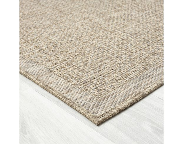 Lr Home Oslo 5' x 7' Bordered Outdoor Rug large image number 2
