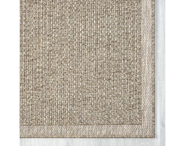 Lr Home Oslo 7'10" x 9'6" Bordered Outdoor Rug large image number 3