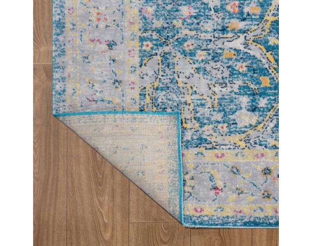 Lr Home Antiquity 8' x 10' Blue Distressed Outdoor Rug large image number 4