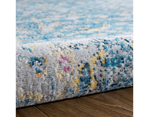 Lr Home Antiquity 7.9' x 9.9' Blue Distressed Outdoor Rug large image number 5