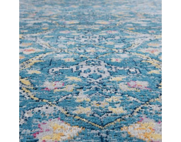 Lr Home Antiquity 7.9' x 9.9' Blue Distressed Outdoor Rug large image number 6