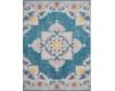Lr Home Antiquity 5'3" x 7'10" Blue Medallion Outdoor Rug small image number 1