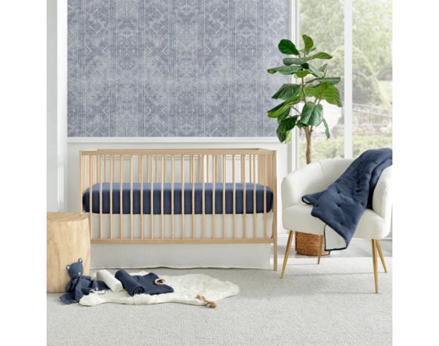 Levtex 5-Piece Navy Cloud Muslin Crib Bedding Set large image number 3