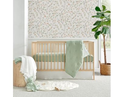 Levtex 5-Piece Sage Cloud Muslin Crib Bedding Set