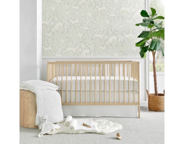 Levtex White Cloud Crib Dust Ruffle large image number 2