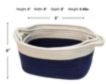 Levtex Navy Rope Storage Baskets (Set of 2) small image number 3