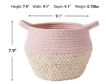 Levtex Ashika Pink Drum Basket small image number 5